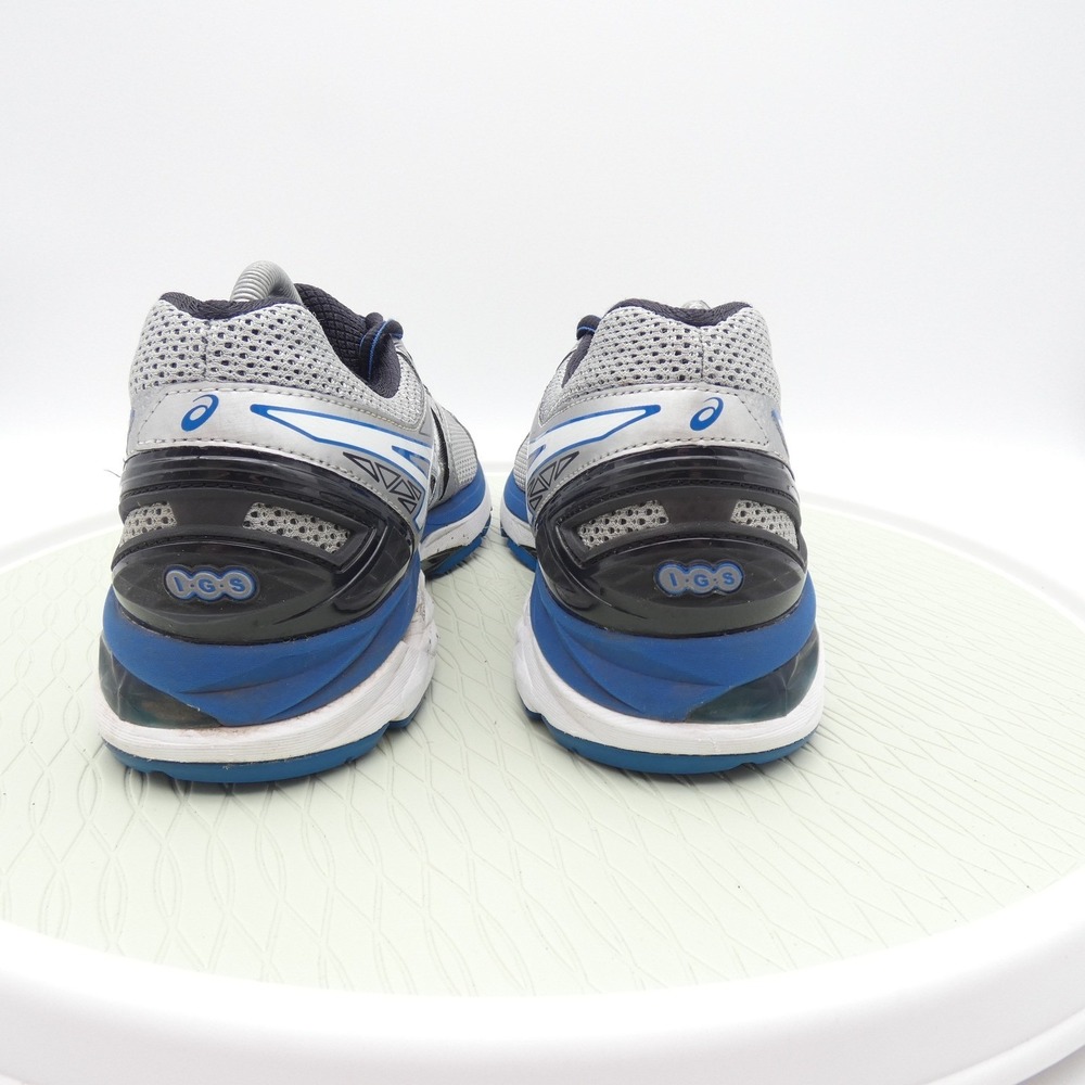 Asics GT-2000 4 Mens Running Shoes Silver Blue Black T500N Size 10 - Picture 4 of 10